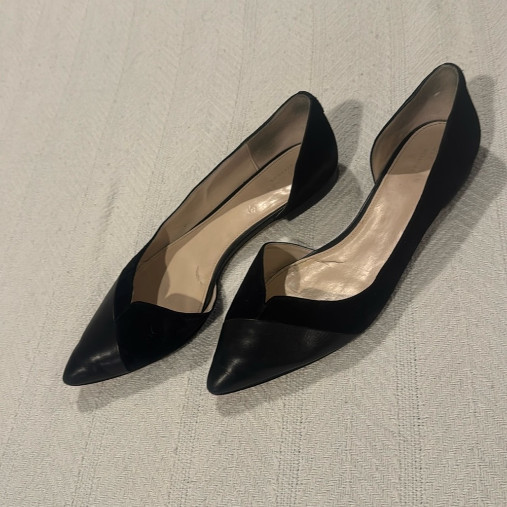 Cole Haan leather and suede flats
